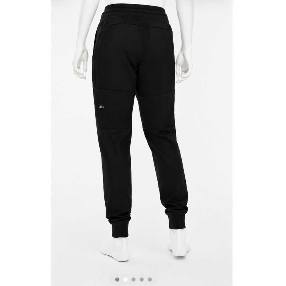 Alo Co-Op Pants Large Long Black Athletic Training Lounge Stretch Yoga Joggers